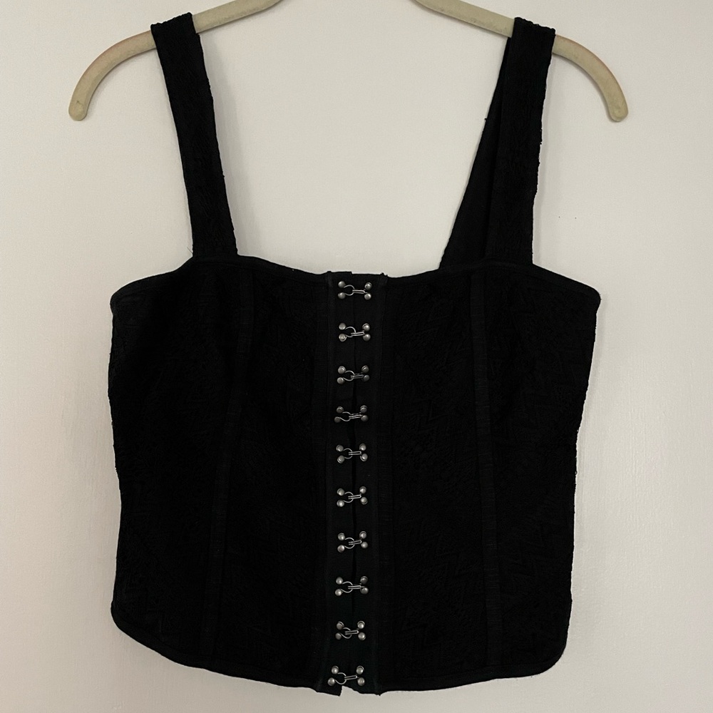 Black corset top